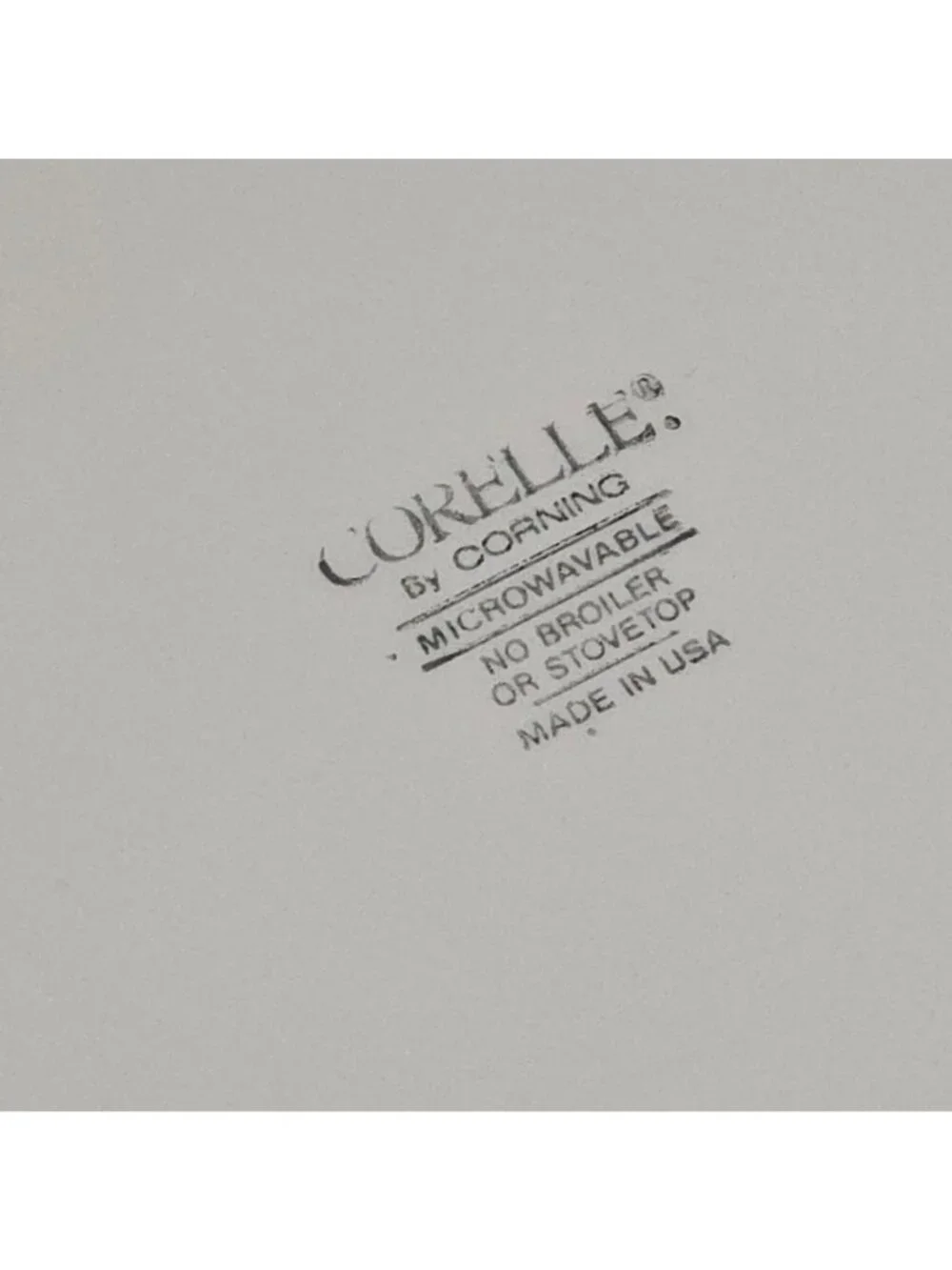 Corelle Pink Trio Platter 12" white blue band floral oval swirl on border - Picture 9 of 9